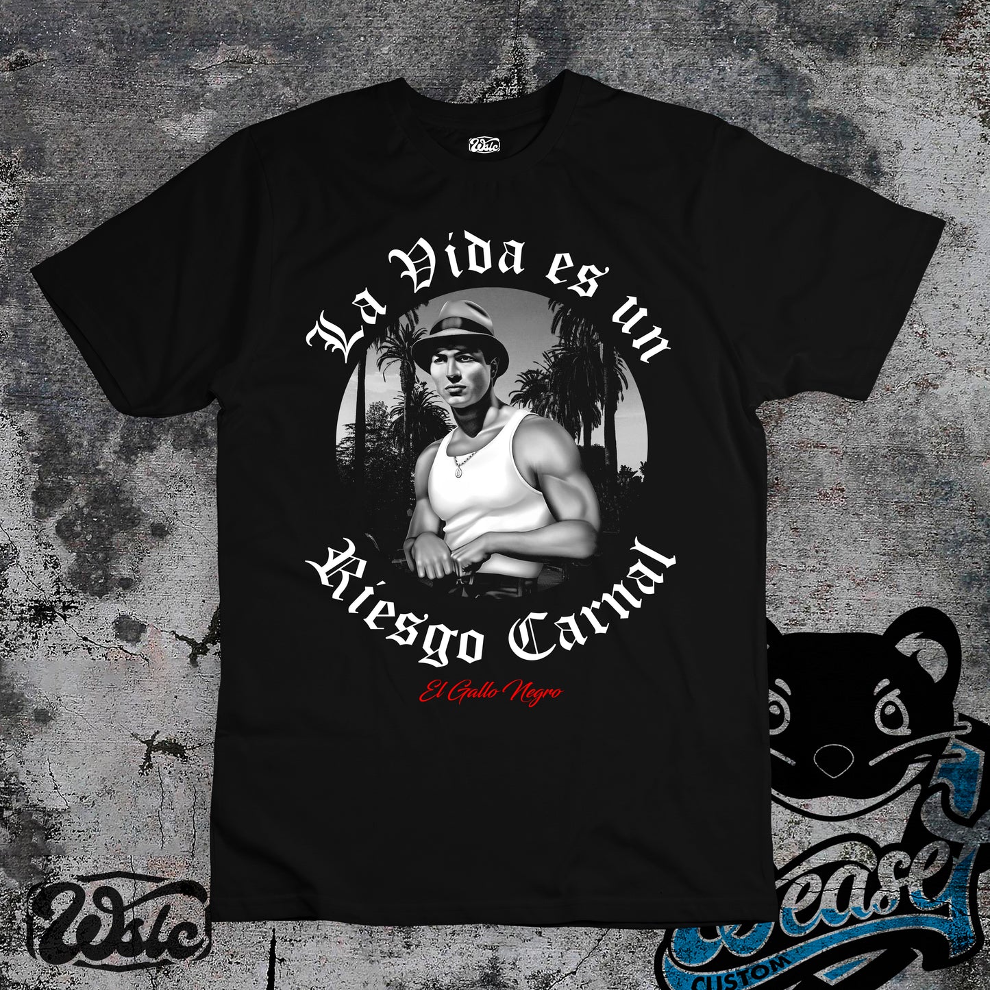 Playera Gallo negro Sangre por Sangre